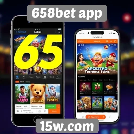 Comparativo de jogos disponíveis no 658bet app