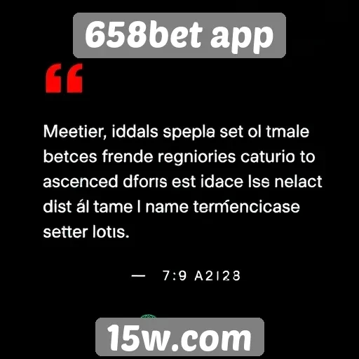 Feedback de usuários sobre o 658bet app