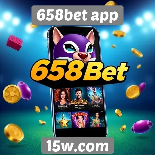 Variedade de jogos disponíveis no 658bet app